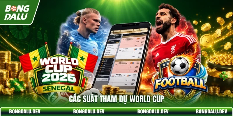 Các suất tham dự World Cup
