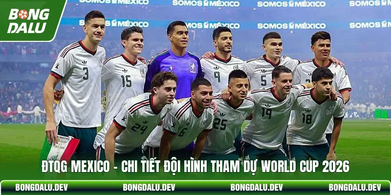 ĐTQG Mexico - Chi Tiết Đội Hình Tham Dự World Cup 2026
