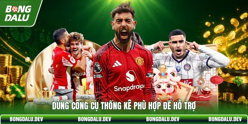 Dùng công cụ thống kê phù hợp để hỗ trợ