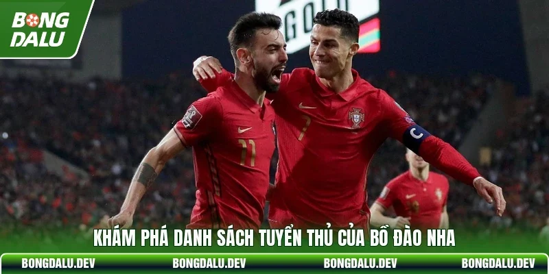 Khám phá danh sách tuyển thủ của Bồ Đào Nha